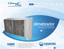 Tablet Screenshot of climaplus.com.br